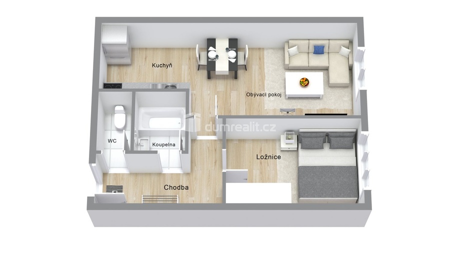 Prodej byty 2+kk, 45 m² - Praha - Horní Měcholupy