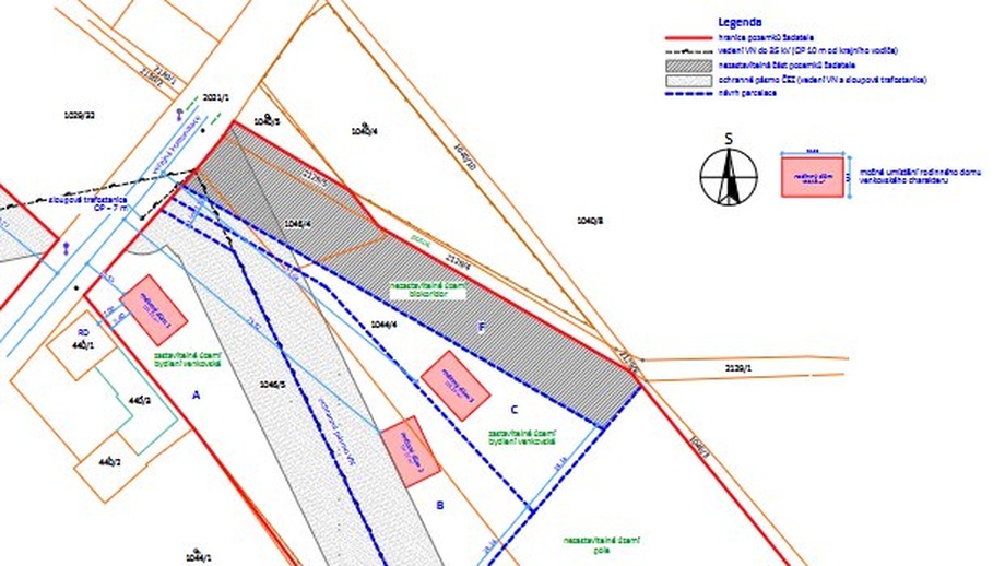 Prodej pozemky pro bydlení, 2 670 m² - Bělušice
