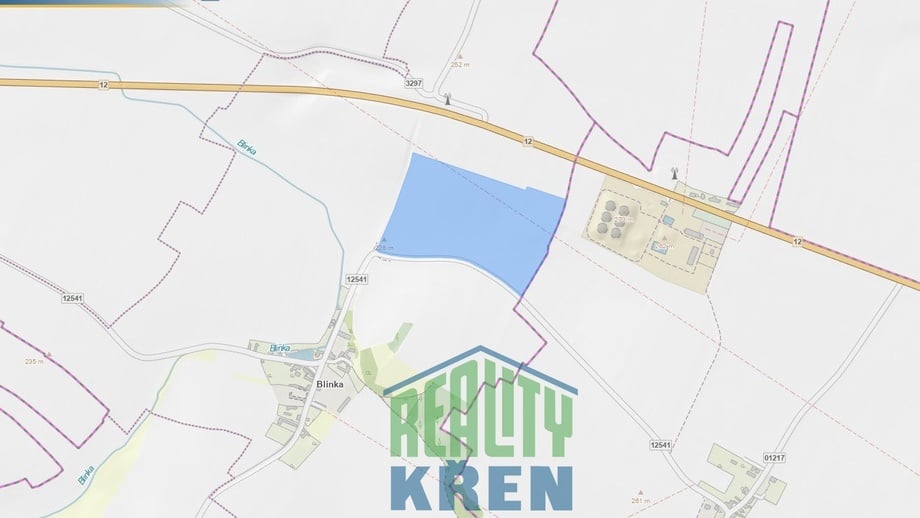 Prodej pozemky pro komerční výstavbu, 132 775 m² - Plaňany - Blinka
