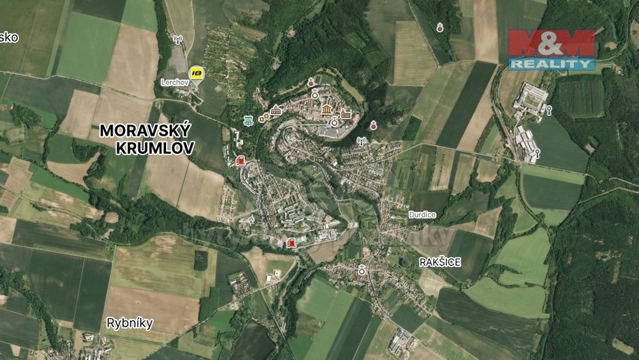 Prodej zemědělská půda, 30 409 m² - Moravský Krumlov - Rakšice