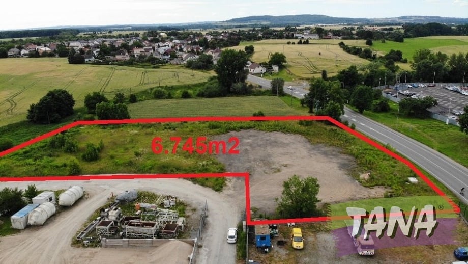 Prodej pozemky pro komerční výstavbu, 6 745 m² - Mnichovo Hradiště - Veselá