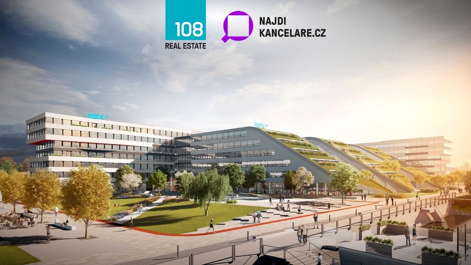 Pronájem kanceláře, 2 112 m² - Praha - Libeň