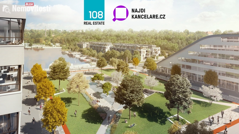 Pronájem kanceláře 708 m², Praha 8