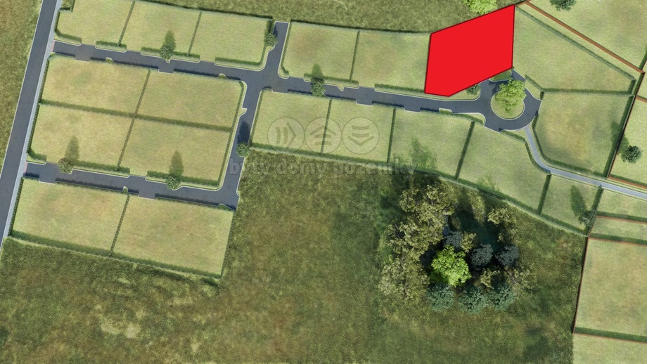Prodej stavebního pozemku 1 024 m², Nová Ves