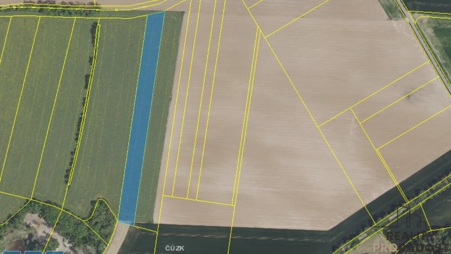 Prodej zemědělská půda, 10 902 m² - Miskovice - Bylany u Kutné Hory