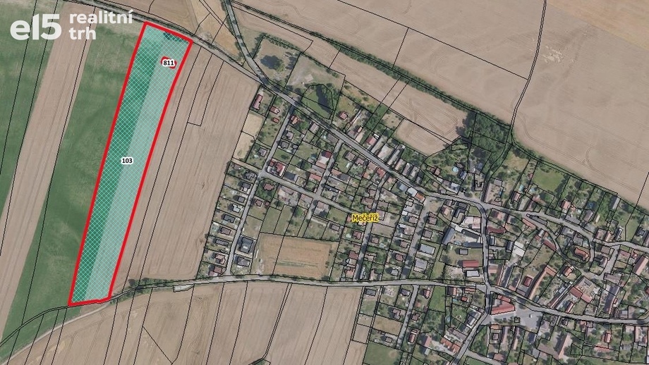 Prodej pole 37 162 m², Mečeříž