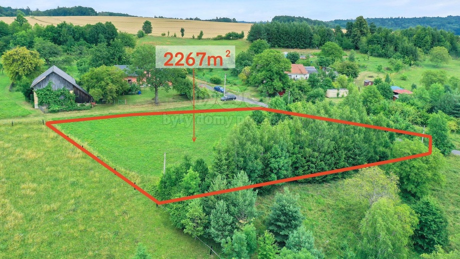 Prodej pozemky pro bydlení, 2 267 m² - Libuň - Jivany