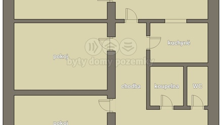 Prodej bytu 4+1 75 m², Zruč nad Sázavou
