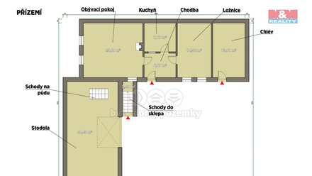 Prodej chalupy 54 m², Hradiště - Bezděkov