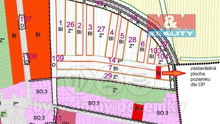 Prodej zahrady 2 200 m², Hroznová Lhota