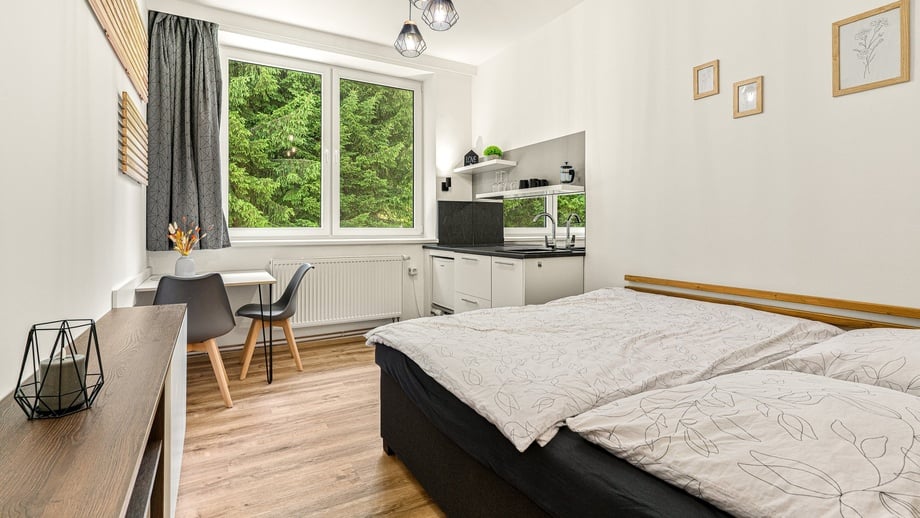 Prodej byty 1+kk, 17 m² - Benešov nad Černou - Černé Údolí