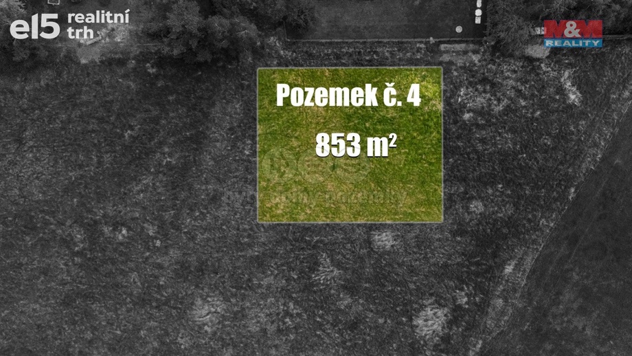 Prodej stavebního pozemku 853 m², Nový Oldřichov