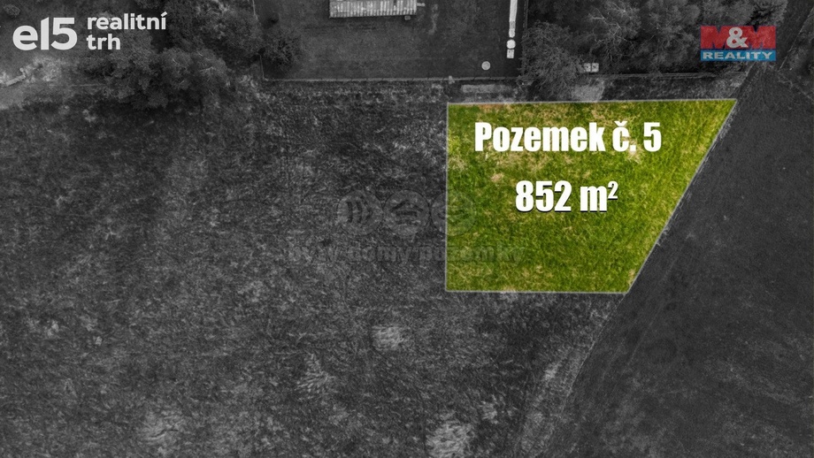 Prodej stavebního pozemku 852 m², Nový Oldřichov
