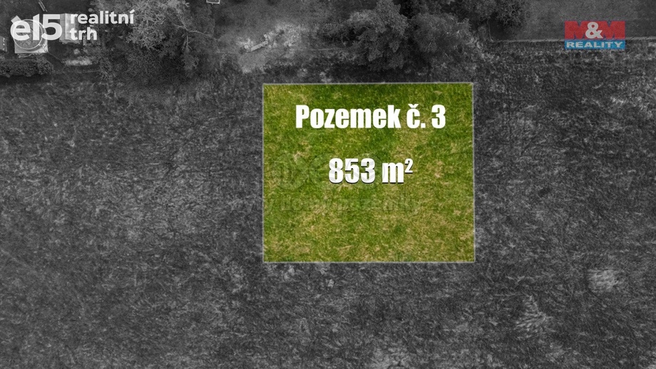 Prodej stavebního pozemku 853 m², Nový Oldřichov