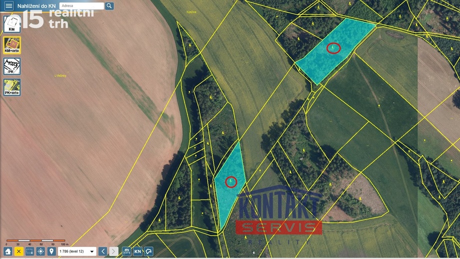Prodej lesa 10 427 m², Nová Ves nad Popelkou
