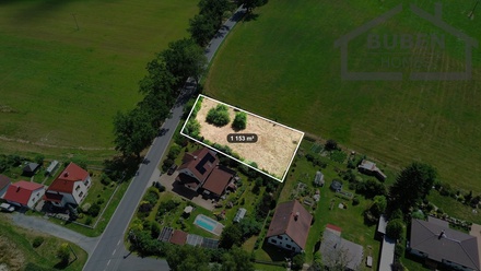 Prodej stavebního pozemku 1 153 m², Bor