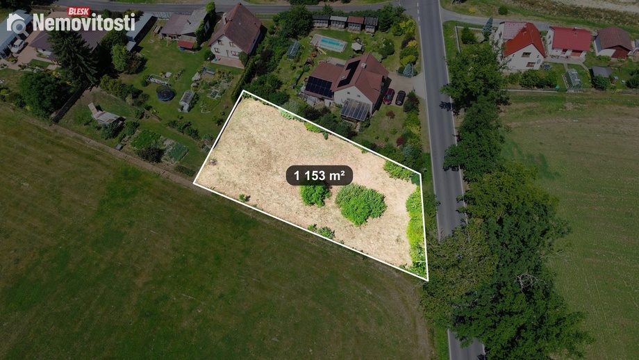 Prodej stavebního pozemku 1 153 m², Bor