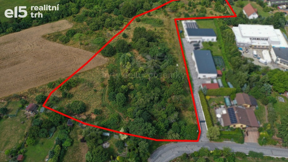 Prodej stavebního pozemku 9 551 m², Plzeň - Červený Hrádek