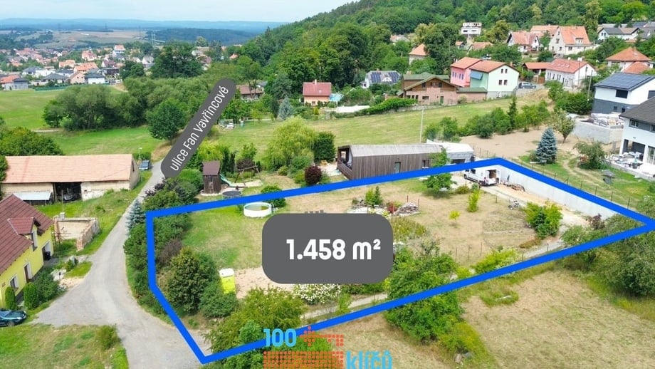 Prodej stavebního pozemku 1 458 m², Nový Knín - Sudovice