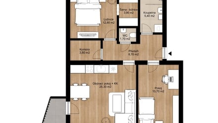 Prodej bytu 3+kk 77 m², Hrušovany nad Jevišovkou