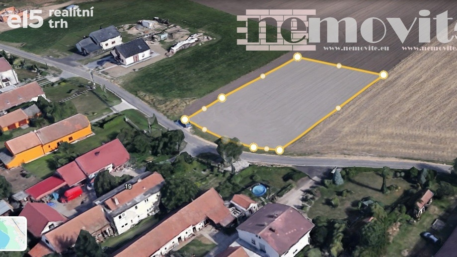 Prodej stavebního pozemku 2 500 m², Staré Hradiště