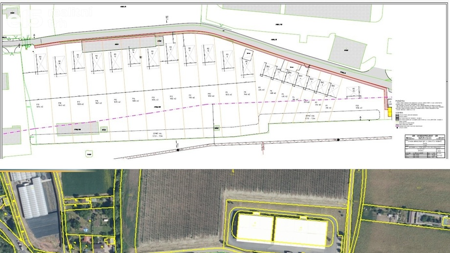 Prodej stavebního pozemku 19 002 m², Žatec
