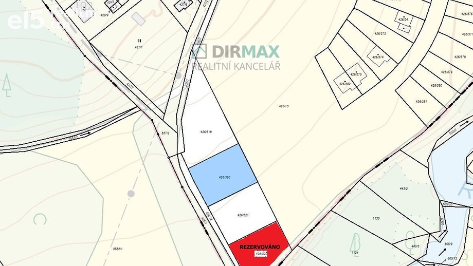 Prodej stavebního pozemku 913 m², Plzeň - Lhota u Dobřan
