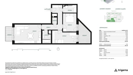 Prodej bytu 3+kk 75 m², Praha - Stodůlky