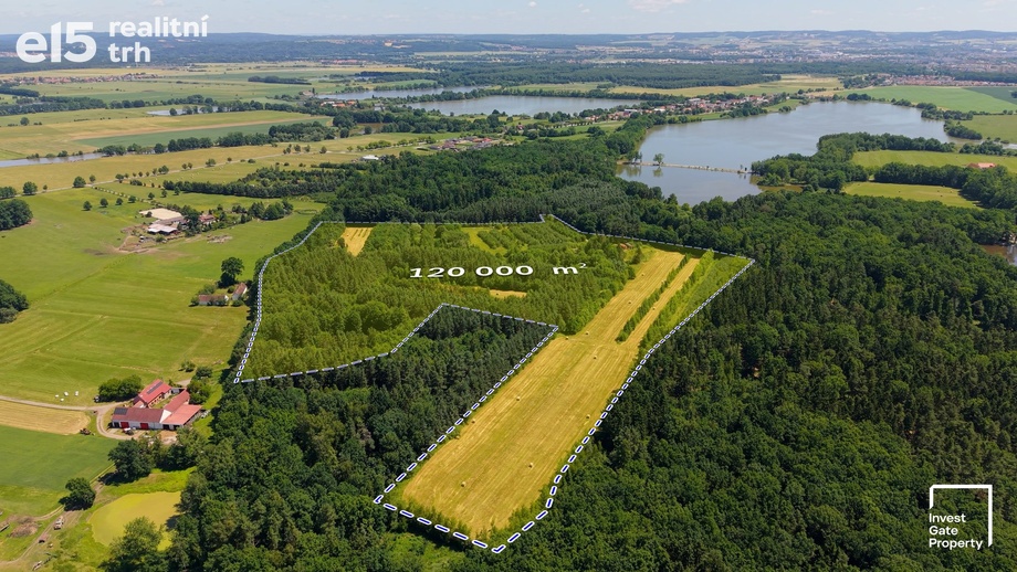 Prodej komerčního pozemku 121 779 m², Čejkovice