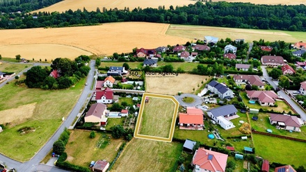 Prodej stavebního pozemku 1 256 m², Radějovice