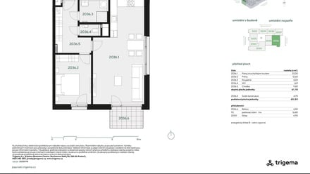 Prodej bytu 2+kk 61 m², Praha - Stodůlky