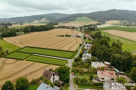 Prodej stavebního pozemku 1 067 m², Palkovice