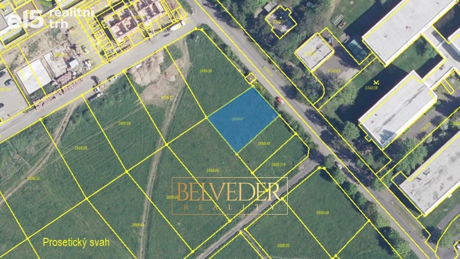 Prodej stavebního pozemku 609 m², Teplice