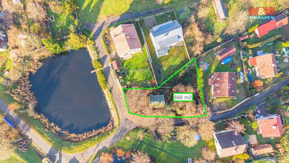 Prodej stavebního pozemku 666 m², Rabyně