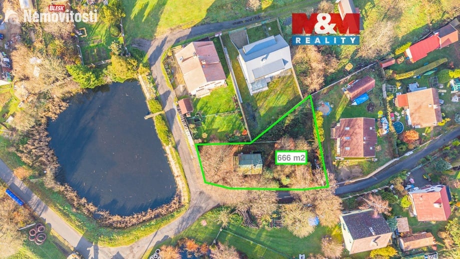 Prodej stavebního pozemku 666 m², Rabyně