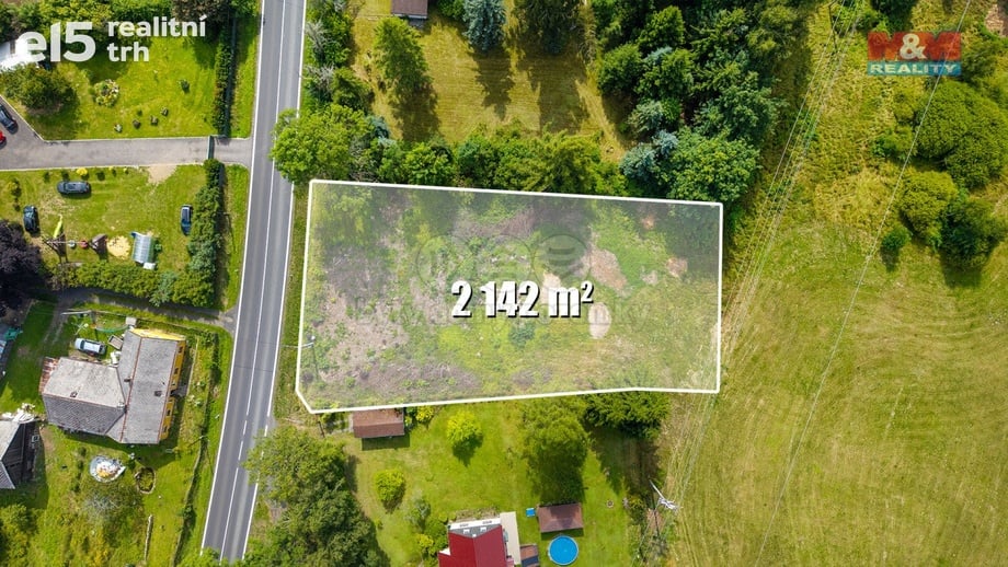 Prodej stavebního pozemku 2 142 m², Staré Křečany