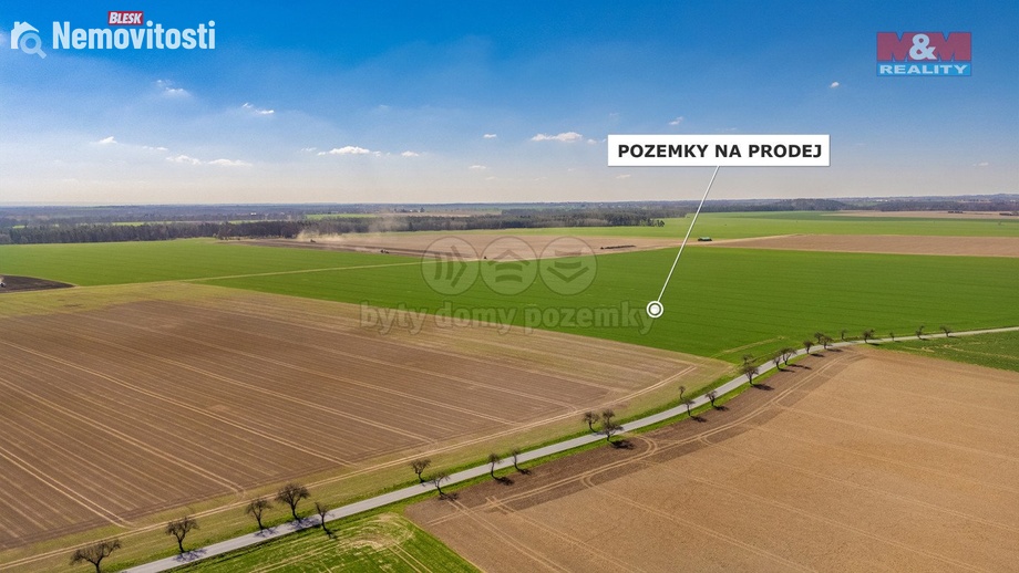 Prodej pole 12 770 m², Čistá