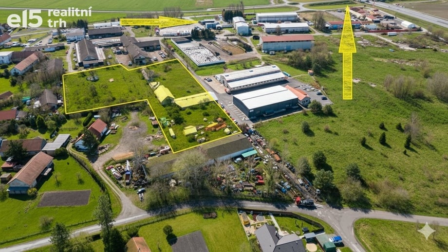 Prodej výrobního prostoru 4 008 m², Rokytno