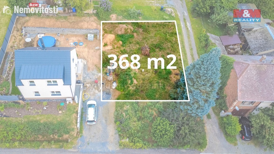 Prodej stavebního pozemku 368 m², Tršice