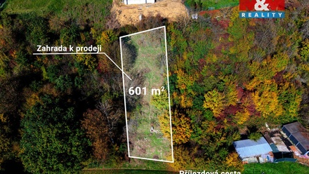 Prodej zahrady 601 m², Zlín