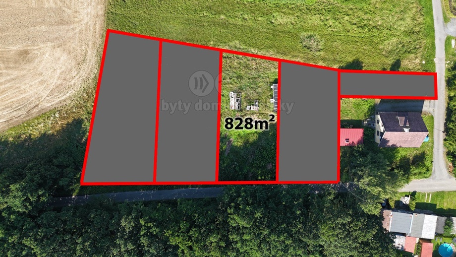 Prodej stavebního pozemku 828 m², Bartošovice