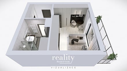 Prodej bytu 1+kk 26 m², České Budějovice