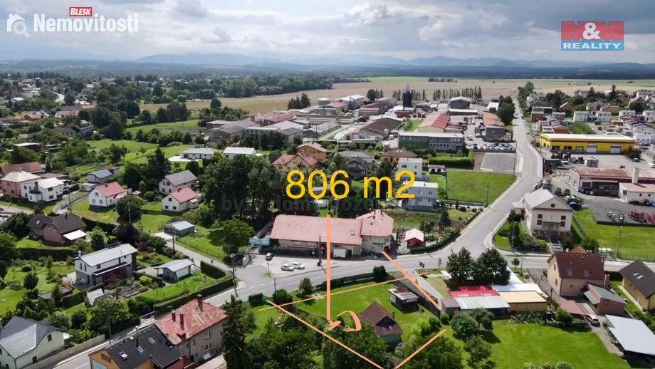 Prodej stavebního pozemku 806 m², Ostrava