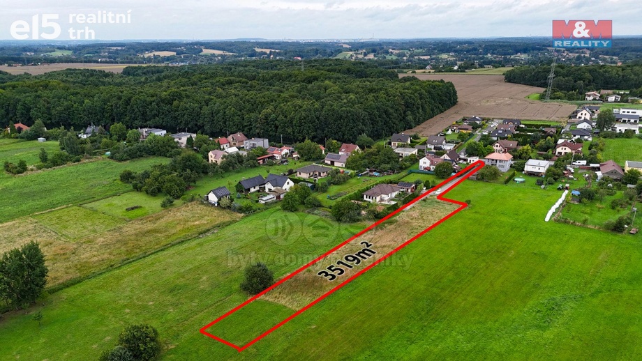 Prodej stavebního pozemku 3 519 m², Karviná