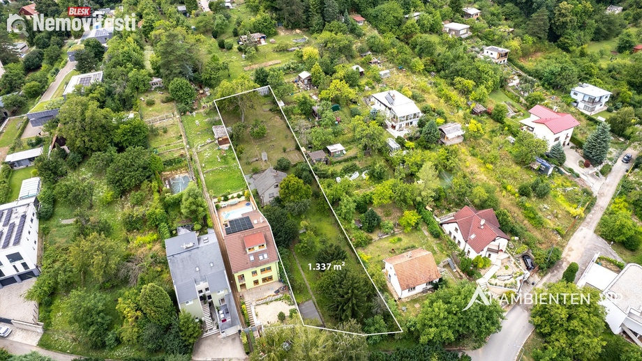 Prodej stavebního pozemku 1 337 m², Brno-Jundrov