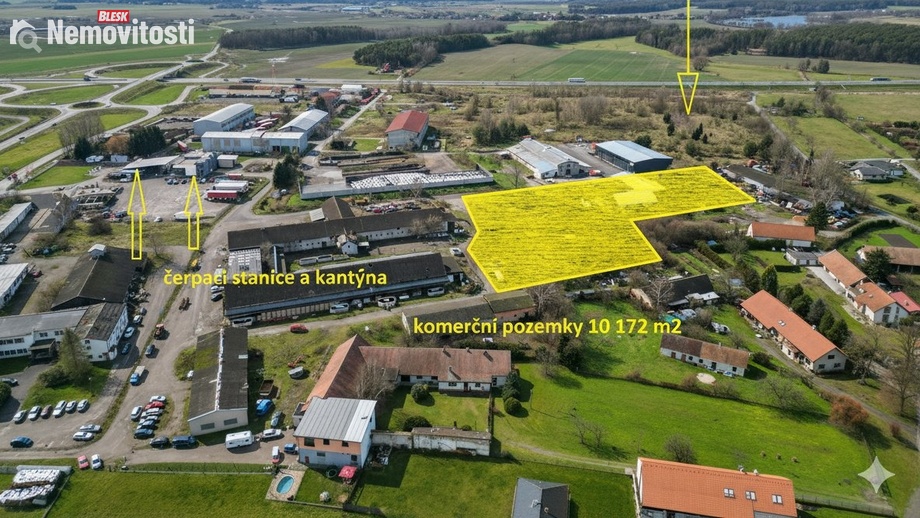 Prodej komerčního pozemku 10 172 m², Rokytno