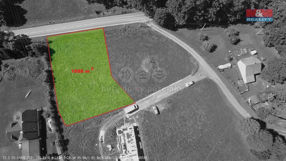 Prodej stavebního pozemku 1 688 m², Kunčice pod Ondřejníkem