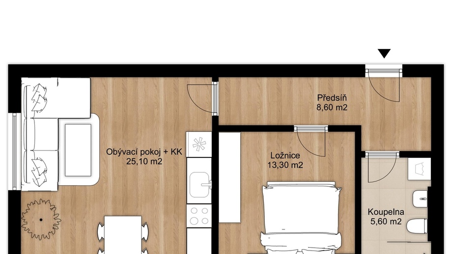 Prodej bytu 2+kk 53 m², Hrušovany nad Jevišovkou