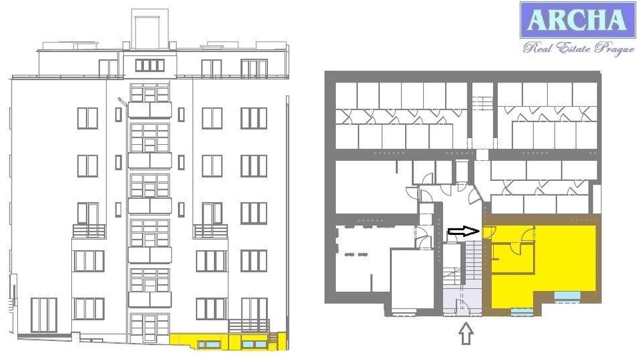 Prodej kanceláře 37 m², Praha 6, Břevnov
