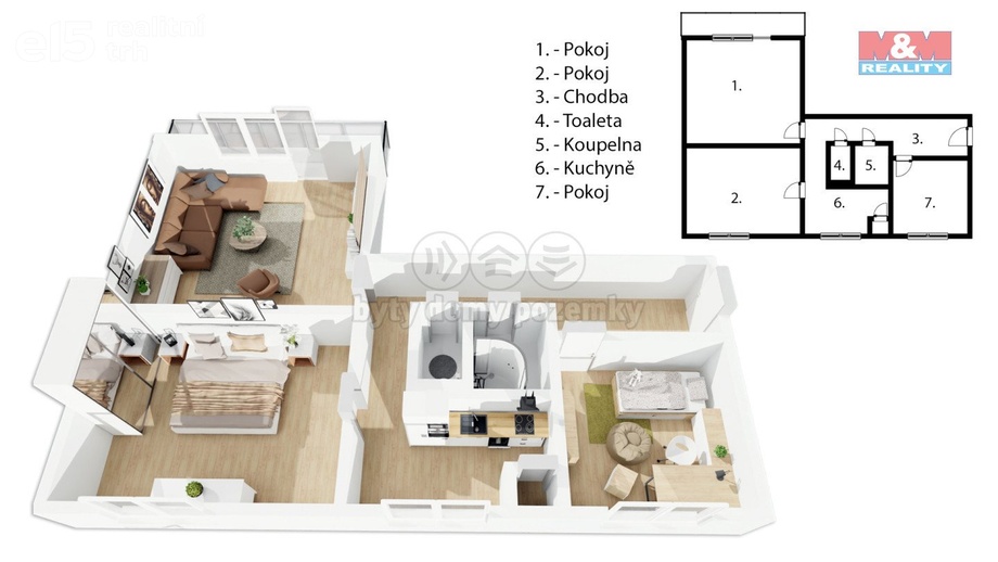 Prodej bytu 3+1 76 m², Ruda